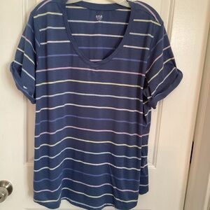 a.n.a. Striped tee